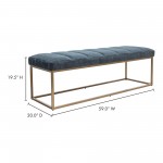KATIE BENCH BLUE