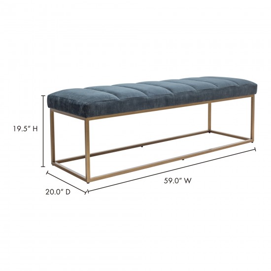 KATIE BENCH BLUE