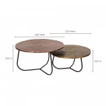 CROSS SECTION TABLES SET OF 2