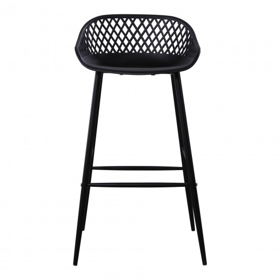 PIAZZA OUTDOOR BARSTOOL BLACK-M2