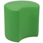 Soft Seating Collaborative Moon for Classrooms and Common Spaces - 18" Seat Height (Green)