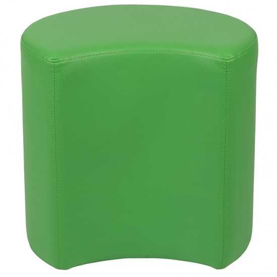 Soft Seating Collaborative Moon for Classrooms and Common Spaces - 18" Seat Height (Green)