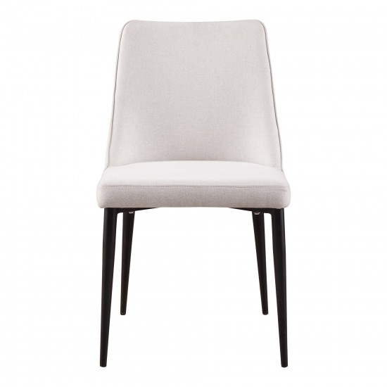 LULA DINING CHAIR OATMEAL-M2