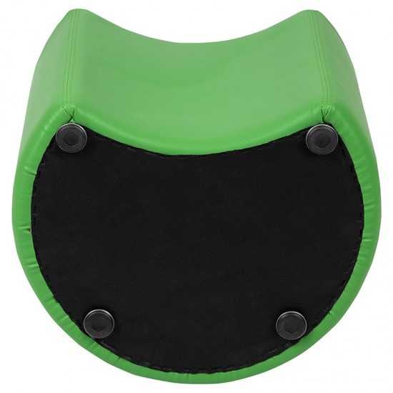 Soft Seating Collaborative Moon for Classrooms and Common Spaces - 18" Seat Height (Green)