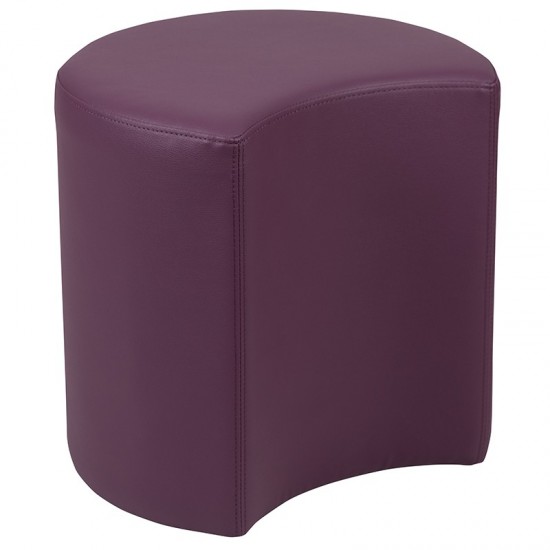 Soft Seating Collaborative Moon for Classrooms and Common Spaces - 18" Seat Height (Purple)