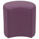 Soft Seating Collaborative Moon for Classrooms and Common Spaces - 18" Seat Height (Purple)