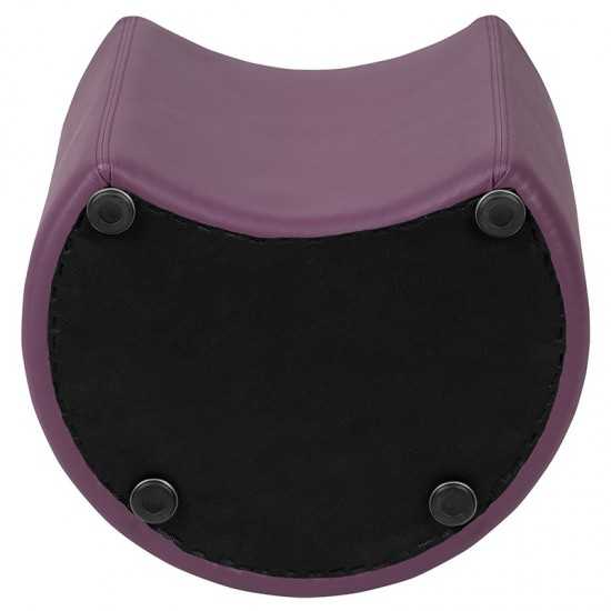 Soft Seating Collaborative Moon for Classrooms and Common Spaces - 18" Seat Height (Purple)