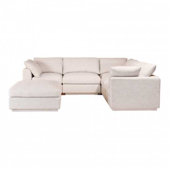 JUSTIN SIGNATURE MODULAR SECTIONAL TAUPE