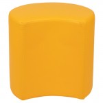 Soft Seating Collaborative Moon for Classrooms and Common Spaces - 18" Seat Height (Yellow)