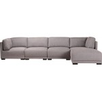 ROMEO MODULAR SECTIONAL RIGHT GREY
