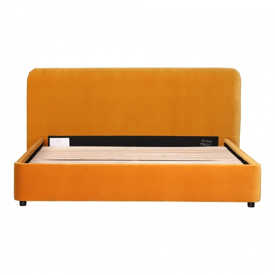 SAMARA QUEEN BED MUSTARD