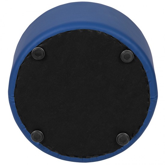 Soft Seating Collaborative Circle for Classrooms and Daycares - 12" Seat Height (Blue)