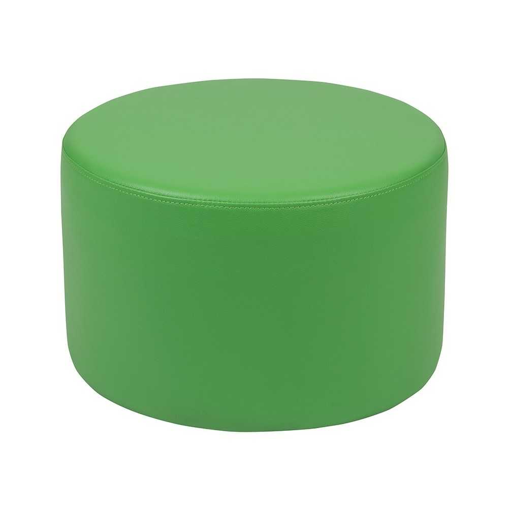 Soft Seating Collaborative Circle for Classrooms and Daycares - 12" Seat Height (Green)