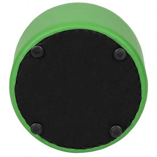 Soft Seating Collaborative Circle for Classrooms and Daycares - 12" Seat Height (Green)