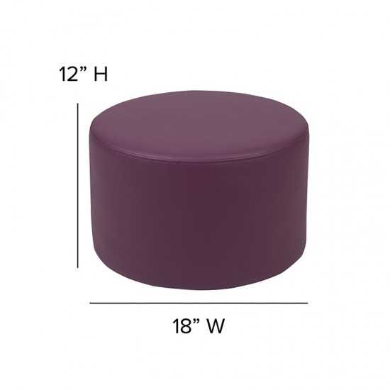 Soft Seating Collaborative Circle for Classrooms and Daycares - 12" Seat Height (Purple)