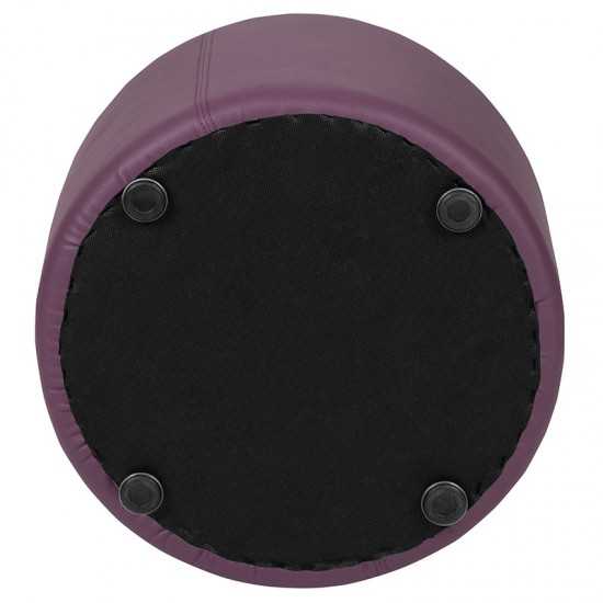 Soft Seating Collaborative Circle for Classrooms and Daycares - 12" Seat Height (Purple)