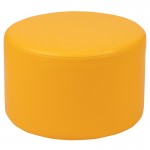 Soft Seating Collaborative Circle for Classrooms and Daycares - 12" Seat Height (Yellow)