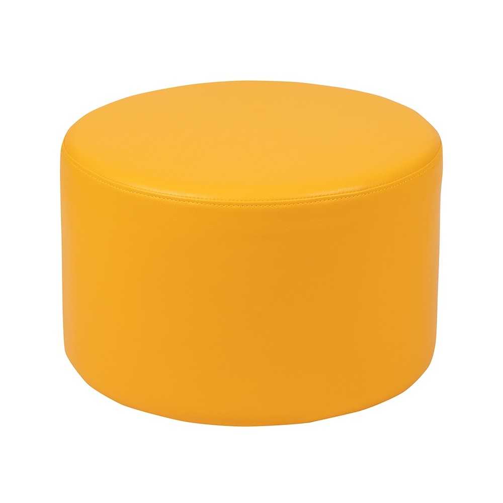 Soft Seating Collaborative Circle for Classrooms and Daycares - 12" Seat Height (Yellow)