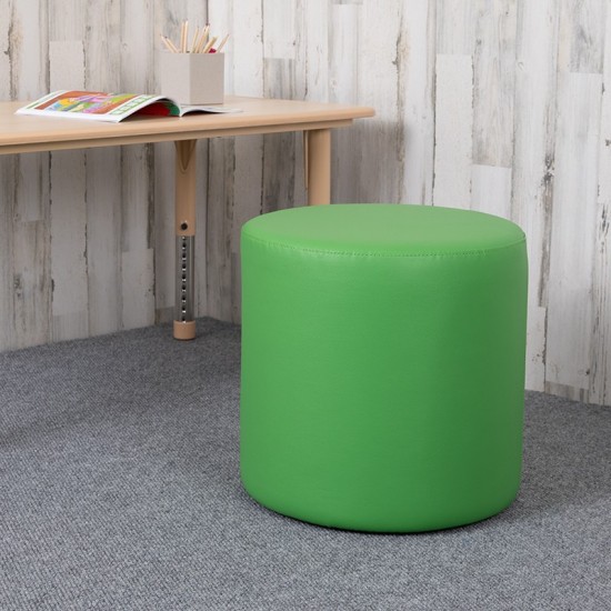 Soft Seating Collaborative Circle for Classrooms and Common Spaces - 18" Seat Height (Green)