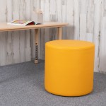 Soft Seating Collaborative Circle for Classrooms and Common Spaces - 18" Seat Height (Yellow)