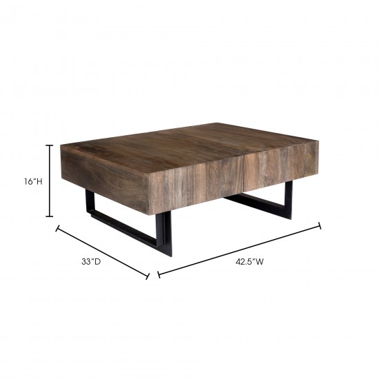 TIBURON STORAGE COFFEE TABLE