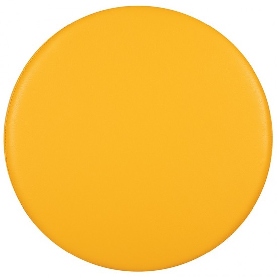 Soft Seating Collaborative Circle for Classrooms and Common Spaces - 18" Seat Height (Yellow)