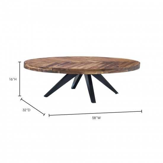 PARQ OVAL COFFEE TABLE