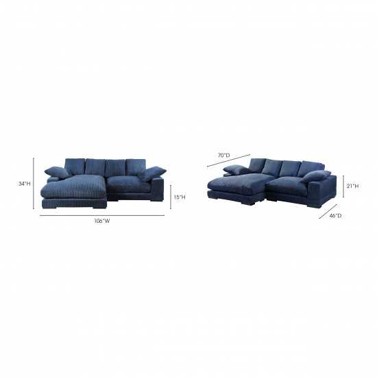 PLUNGE SECTIONAL NAVY