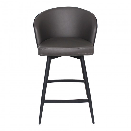 WEBBER SWIVEL COUNTER STOOL CHARCOAL