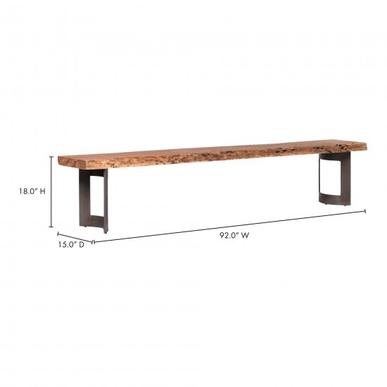 BENT BENCH SMALL SMOKED