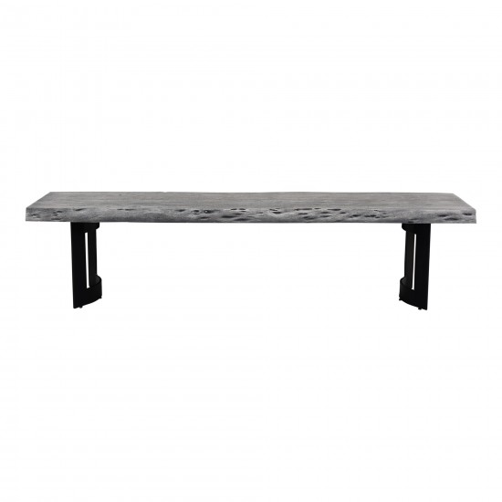 BENT BENCH EXTRA SMALL WEATHERED GREY