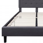 Queen Platform Bed | Queen Size Platform Bed Frame with Headboard