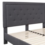 Queen Platform Bed | Queen Size Platform Bed Frame with Headboard