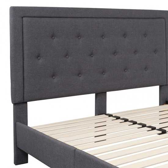 Queen Platform Bed | Queen Size Platform Bed Frame with Headboard
