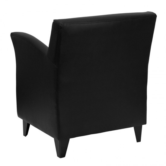 HERCULES Roman Series Black LeatherSoft Lounge Chair