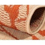 Rug Unique Loom Outdoor Botanical Beige/Terracotta Rectangular 2' 0 x 3' 0