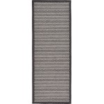 Rug Unique Loom Outdoor Border Gray Runner 2' 2 x 6' 0