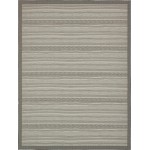 Rug Unique Loom Outdoor Border Gray Rectangular 9' 0 x 12' 0