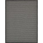 Rug Unique Loom Outdoor Border Gray Rectangular 9' 0 x 12' 0