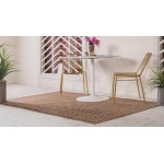Rug Unique Loom Outdoor Border Brown Rectangular 7' 0 x 10' 0
