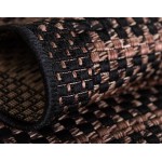 Rug Unique Loom Outdoor Border Black Rectangular 7' 0 x 10' 0