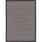 Rug Unique Loom Outdoor Border Gray Rectangular 7' 0 x 10' 0