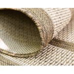 Rug Unique Loom Outdoor Border Brown Rectangular 6' 0 x 9' 0