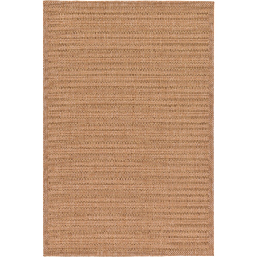 Rug Unique Loom Outdoor Border Light Brown Rectangular 5' 3 x 8' 0 Rug Unique Loom Outdoor Border Light Brown Rectangular 5' 3 x 8' 0