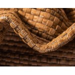 Rug Unique Loom Outdoor Border Light Brown Rectangular 4' 0 x 6' 0