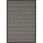 Rug Unique Loom Outdoor Border Gray Rectangular 4' 0 x 6' 0