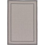 Rug Unique Loom Outdoor Border Gray Rectangular 3' 3 x 5' 0