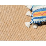 Rug Unique Loom Outdoor Border Light Brown Rectangular 3' 3 x 5' 0