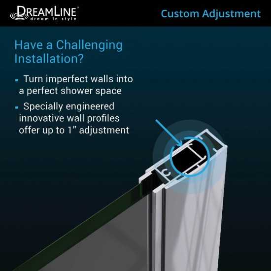 Unidoor 59-60 in. W x 72 in. H Frameless Hinged Shower Door with Shelves in Chrome