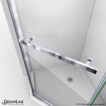 Prism 38 1/8 in. x 72 in. Frameless Neo-Angle Pivot Shower Enclosure in Chrome